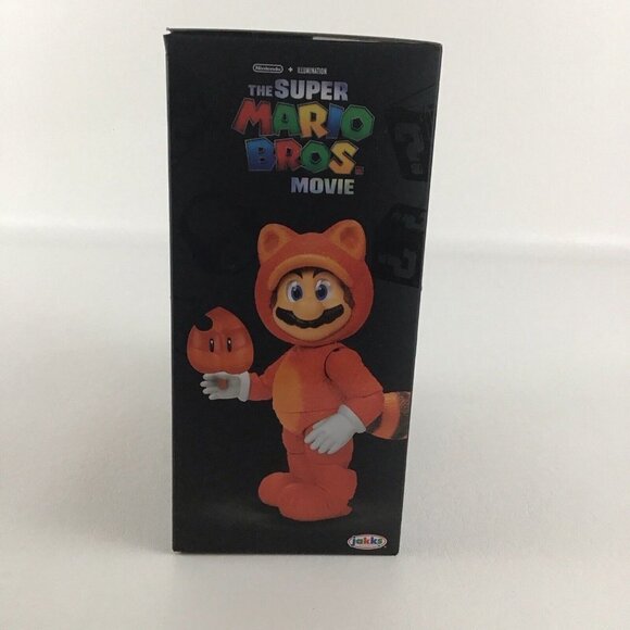 Nintendo The Super Mario Bros Movie Deluxe Action Figure Tanooki Mario Toy New - Picture 3 of 6